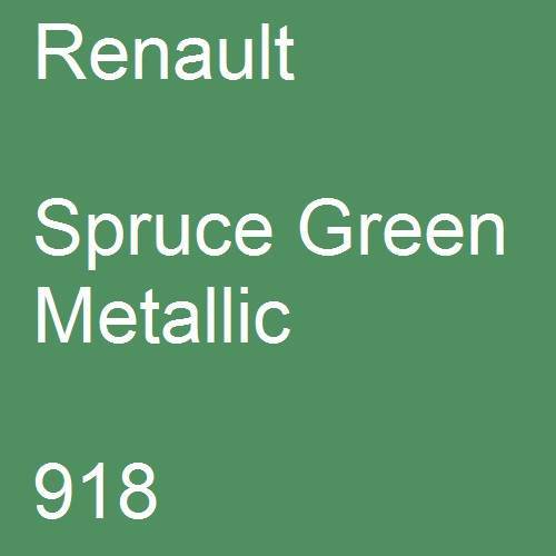 Renault, Spruce Green Metallic, 918.